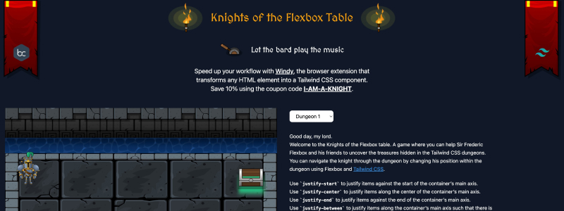 Knights of the Flexbox Table