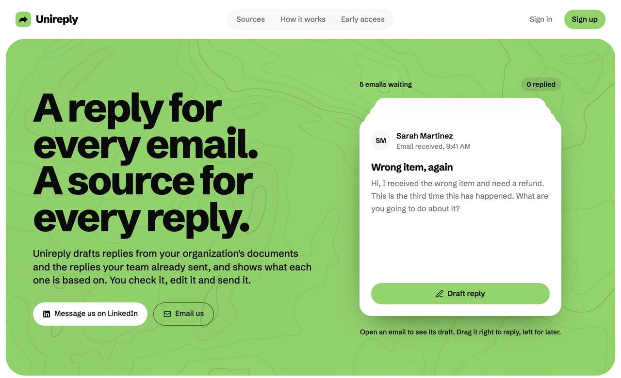 Unireply Screenshot